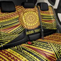 Personalised Tonga Ha apai High School Back Car Seat Cover Ngatu Fonulei Pattern