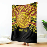 Personalised Tonga Ha apai High School Blanket Ngatu Fonulei Pattern LT9 - Polynesian Pride