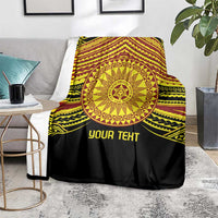 Personalised Tonga Ha apai High School Blanket Ngatu Fonulei Pattern LT9 - Polynesian Pride