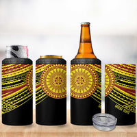 Personalised Tonga Ha apai High School 4 in 1 Can Cooler Tumbler Ngatu Fonulei Pattern LT9 - Polynesian Pride