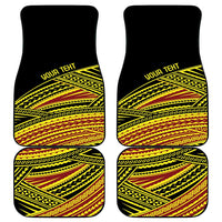 Personalised Tonga Ha apai High School Car Mats Ngatu Fonulei Pattern LT9 - Polynesian Pride