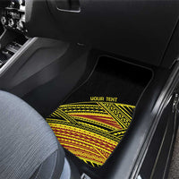 Personalised Tonga Ha apai High School Car Mats Ngatu Fonulei Pattern LT9 - Polynesian Pride