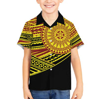 Personalised Tonga Ha apai High School Family Matching Summer Maxi Dress and Hawaiian Shirt Ngatu Fonulei Pattern