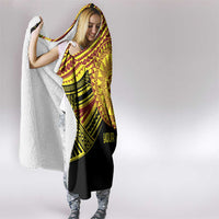 Personalised Tonga Ha apai High School Hooded Blanket Ngatu Fonulei Pattern LT9 - Polynesian Pride