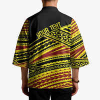 Personalised Tonga Ha apai High School Kimono Ngatu Fonulei Pattern LT9 - Polynesian Pride