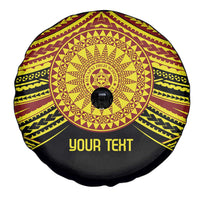 Personalised Tonga Ha apai High School Spare Tire Cover Ngatu Fonulei Pattern