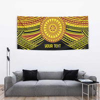 Personalised Tonga Ha apai High School Tapestry Ngatu Fonulei Pattern