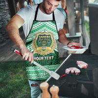 Personalised Tonga Saineha High School Apron Polynesian Ngatu Tribal LT9 - Polynesian Pride