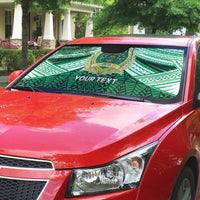 Personalised Tonga Saineha High School Auto Sun Shade Polynesian Ngatu Tribal LT9 - Polynesian Pride