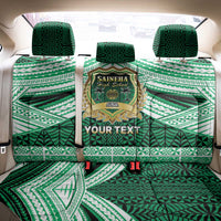Personalised Tonga Saineha High School Back Car Seat Cover Polynesian Ngatu Tribal