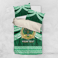 Personalised Tonga Saineha High School Bedding Set Polynesian Ngatu Tribal