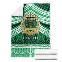 Personalised Tonga Saineha High School Blanket Polynesian Ngatu Tribal LT9 - Polynesian Pride