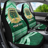 Personalised Tonga Saineha High School Car Seat Cover Polynesian Ngatu Tribal