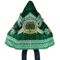 Personalised Tonga Saineha High School Cloak Polynesian Ngatu Tribal LT9 Unisex Green - Polynesian Pride