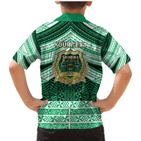 Personalised Tonga Saineha High School Family Matching Mermaid Dress and Hawaiian Shirt Polynesian Ngatu Tribal