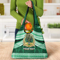 Personalised Tonga Saineha High School Grocery Bag Polynesian Ngatu Tribal LT9 - Polynesian Pride