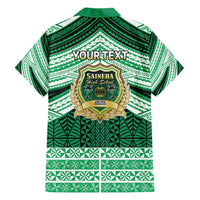 Personalised Tonga Saineha High School Hawaiian Shirt Polynesian Ngatu Tribal LT9 - Polynesian Pride