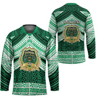 Personalised Tonga Saineha High School Hockey Jersey Polynesian Ngatu Tribal LT9 - Polynesian Pride