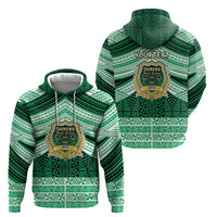 Personalised Tonga Saineha High School Hoodie Polynesian Ngatu Tribal