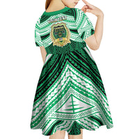 Personalised Tonga Saineha High School Kid Short Sleeve Dress Polynesian Ngatu Tribal LT9 - Polynesian Pride