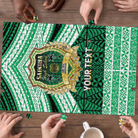 Personalised Tonga Saineha High School Puzzle Polynesian Ngatu Tribal LT9 - Polynesian Pride
