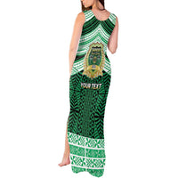 Personalised Tonga Saineha High School Tank Maxi Dress Polynesian Ngatu Tribal