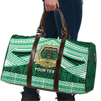 Personalised Tonga Saineha High School Travel Bag Polynesian Ngatu Tribal - Polynesian Pride