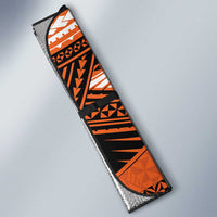 Personalised Tonga Tailulu College Auto Sun Shade Polynesian Ngatu Tribal LT9 - Polynesian Pride