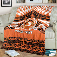 Personalised Tonga Tailulu College Blanket Polynesian Ngatu Tribal LT9 - Polynesian Pride
