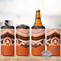 Personalised Tonga Tailulu College 4 in 1 Can Cooler Tumbler Polynesian Ngatu Tribal LT9 - Polynesian Pride