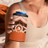 Personalised Tonga Tailulu College 4 in 1 Can Cooler Tumbler Polynesian Ngatu Tribal LT9 - Polynesian Pride