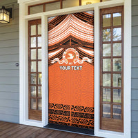 Personalised Tonga Tailulu College Door Cover Polynesian Ngatu Tribal LT9 - Polynesian Pride