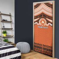 Personalised Tonga Tailulu College Door Cover Polynesian Ngatu Tribal LT9 - Polynesian Pride