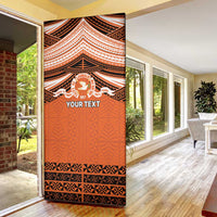 Personalised Tonga Tailulu College Door Cover Polynesian Ngatu Tribal LT9 - Polynesian Pride