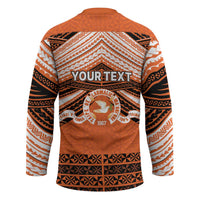 Personalised Tonga Tailulu College Hockey Jersey Polynesian Ngatu Tribal - Polynesian Pride