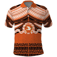 Personalised Tonga Tailulu College Polo Shirt Polynesian Ngatu Tribal