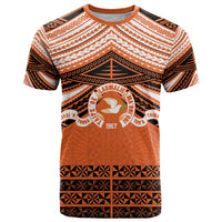 Personalised Tonga Tailulu College T Shirt Polynesian Ngatu Tribal