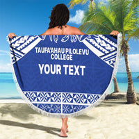 Personalised Tonga Taufa'ahau Pilolevu College Beach Blanket Polynesian Ngatu Tribal LT9 - Polynesian Pride