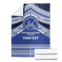 Personalised Tonga Taufa'ahau Pilolevu College Blanket Polynesian Ngatu Tribal LT9 - Polynesian Pride