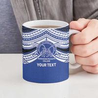 Personalised Tonga Taufa'ahau Pilolevu College Ceramic Mug Polynesian Ngatu Tribal LT9 - Polynesian Pride