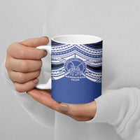 Personalised Tonga Taufa'ahau Pilolevu College Ceramic Mug Polynesian Ngatu Tribal LT9 - Polynesian Pride