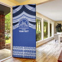 Personalised Tonga Taufa'ahau Pilolevu College Door Cover Polynesian Ngatu Tribal LT9 - Polynesian Pride