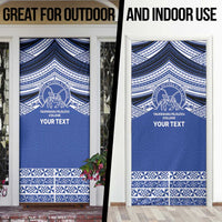 Personalised Tonga Taufa'ahau Pilolevu College Door Cover Polynesian Ngatu Tribal LT9 - Polynesian Pride
