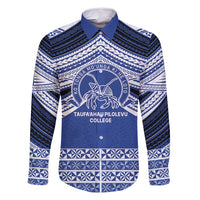 Personalised Tonga Taufa'ahau Pilolevu College Family Matching Mermaid Dress and Hawaiian Shirt Polynesian Ngatu Tribal