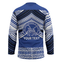 Personalised Tonga Taufa'ahau Pilolevu College Hockey Jersey Polynesian Ngatu Tribal LT9 - Polynesian Pride