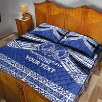 Personalised Tonga Taufa'ahau Pilolevu College Quilt Bed Set Polynesian Ngatu Tribal
