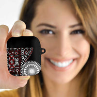 Red Tongan Ngatu Fonulei Pattern AirPods Case LT9 Red - Polynesian Pride