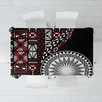 Red Tongan Ngatu Fonulei Pattern Tablecloth LT9 Red - Polynesian Pride