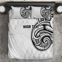Hawaii and Japanese Culture Personalised Bedding Set With Polynesian Tribal Tattoo Style