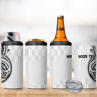 Hawaii and Japanese Culture Personalised 4 in 1 Can Cooler Tumbler With Polynesian Tribal Tattoo Style